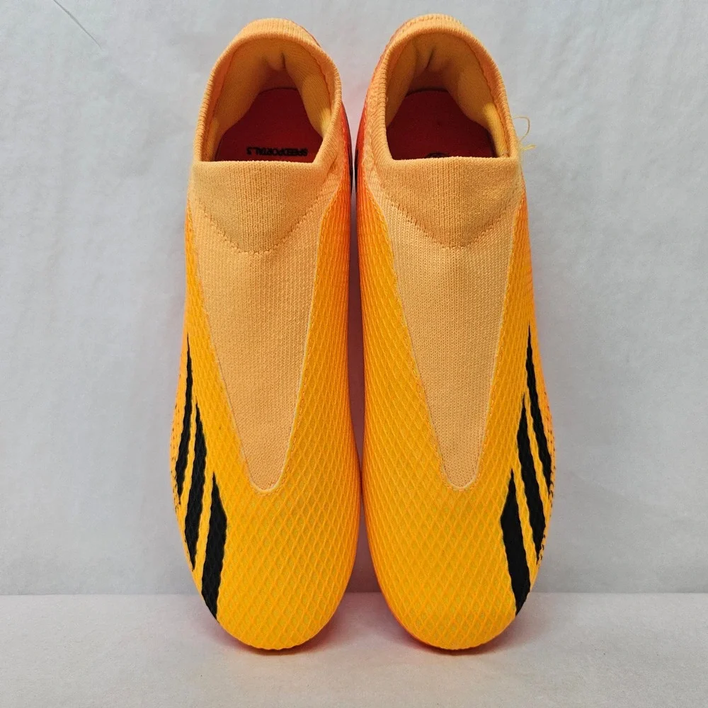 Adidas X Speedportal.3 LL FG Laceless Soccer Cleat GZ5067 Solar Gold Mens Size 7